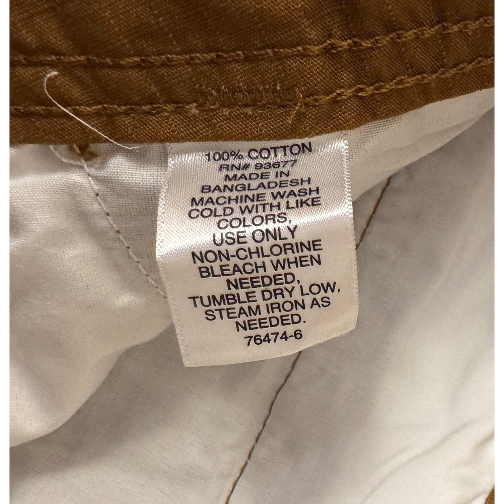 Mutual Weave Cargo Pants Men 36x34 Brown Relaxed Taper Ripstop Cotton UtilityNEW - Picture 5 of 10